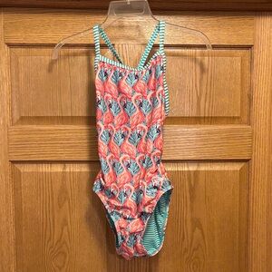 Dolphin Women’s Modest One-Piece Swimsuit Size 34